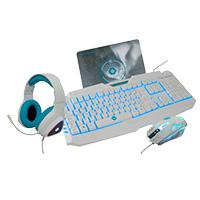 TECLADO/MOUSE/TAPETE Y DIADEMA GAMING VORTRED BY PERFECT CHOICE LUZ RGB BLANCO TECLADO/MOUSE/TAPETE Y DIADEMA GAMING VORTRED BY PERFECT CHOICE LUZ RGB BLANCO